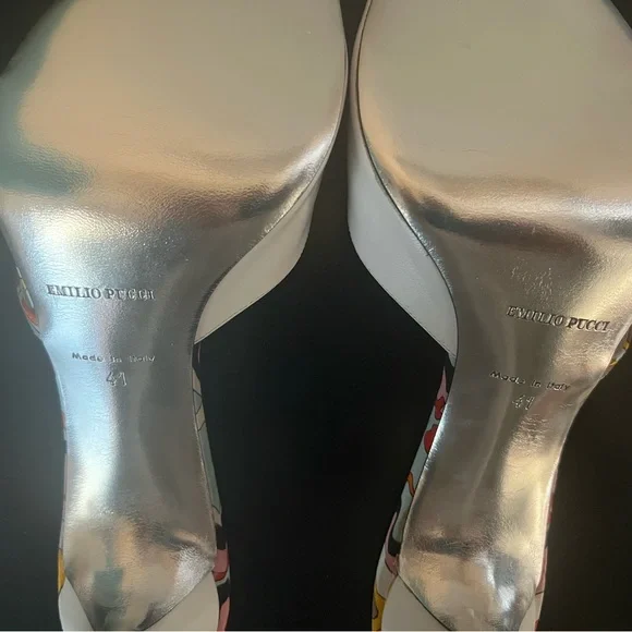 Emilio Pucci High Heeled Sandals Size 41 New in Box - Picture 8 of 16